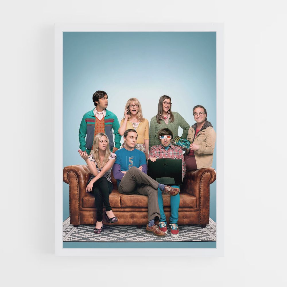 Póster The Big Bang Theory Sofá