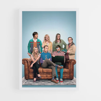 Póster The Big Bang Theory Sofá