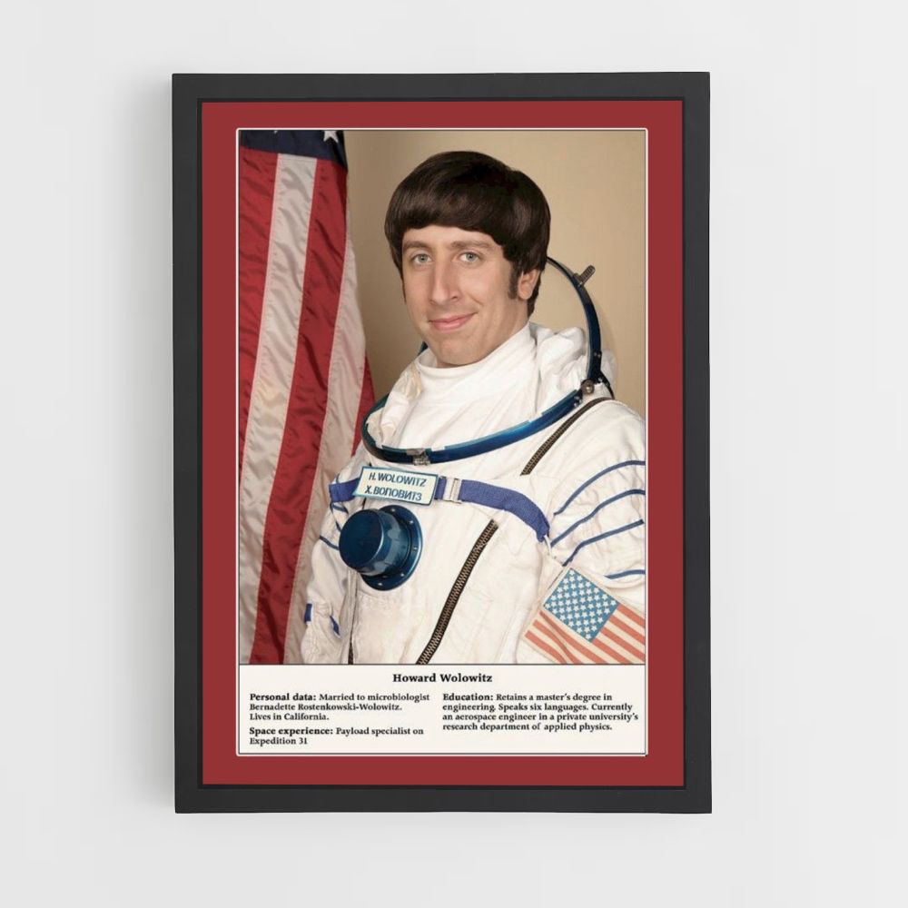 Póster Howard Wolowitz