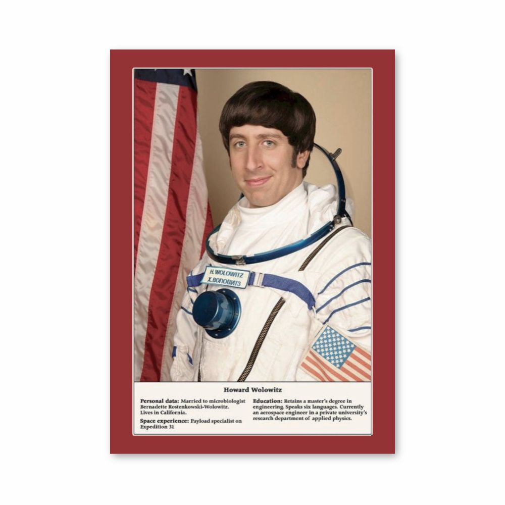 Póster Howard Wolowitz