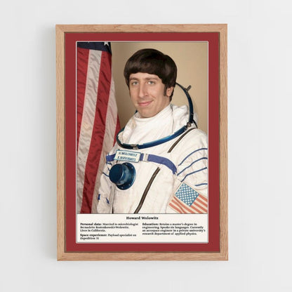 Póster Howard Wolowitz