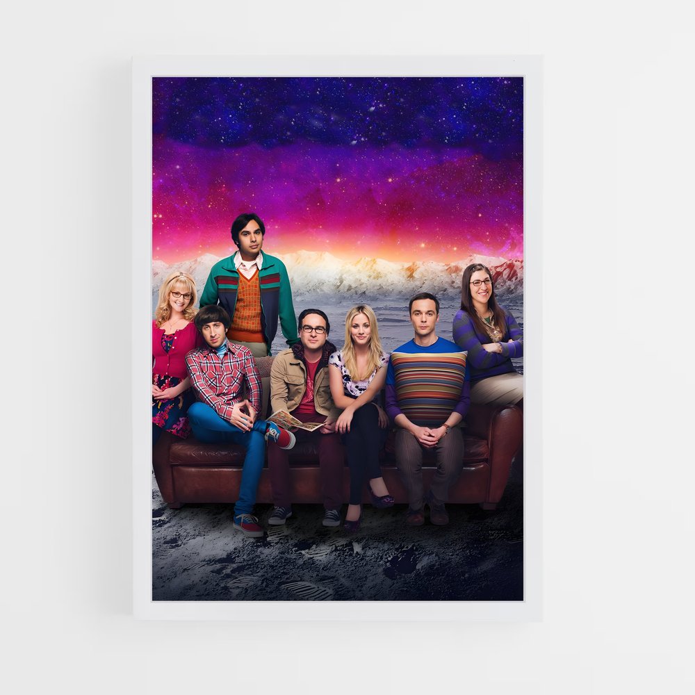 the-big-bang-theory-9 cadre Blanc