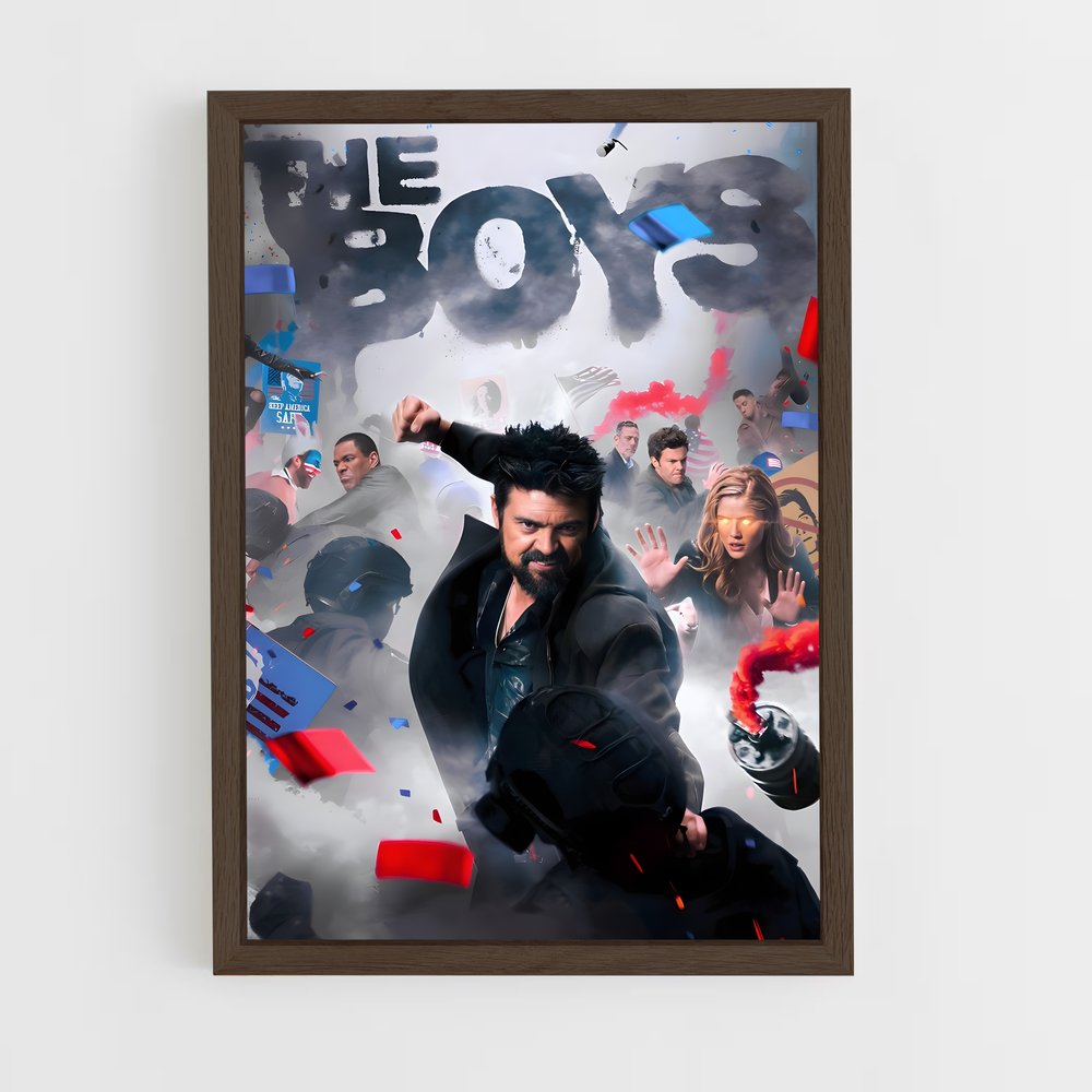 the-boys-11 cadre Bois foncé