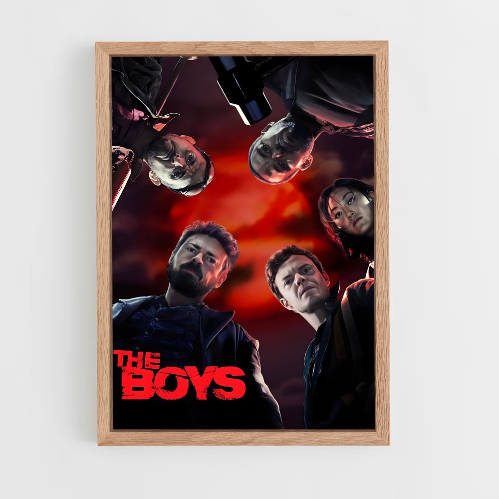 the-boys-14 cadre Bois clair