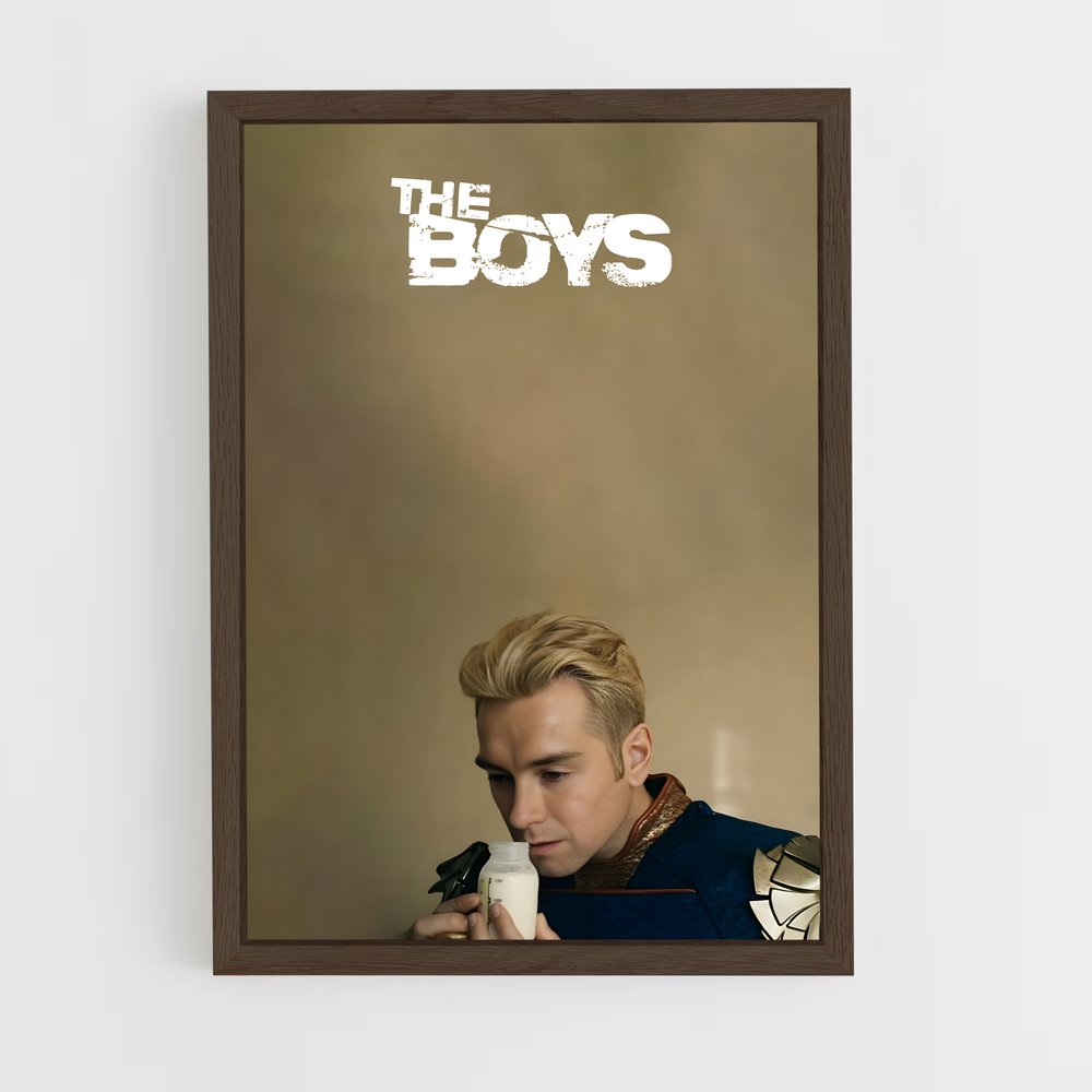 the-boys-7 cadre Bois foncé