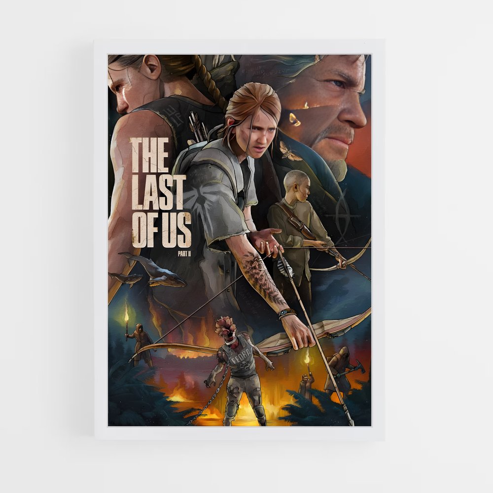 the-last-of-us-1 cadre Blanc