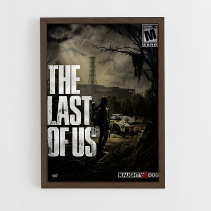 the-last-of-us-3 cadre Bois foncé