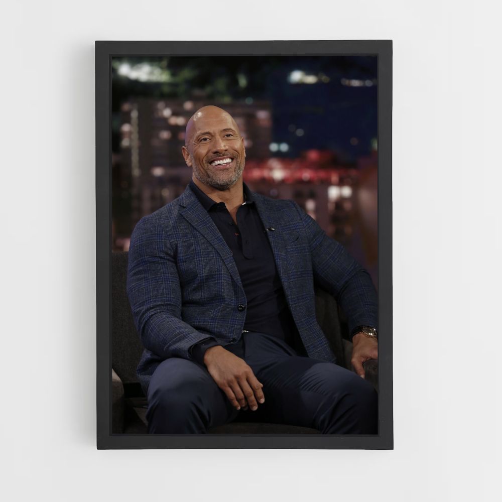 Póster Disfraz de Dwayne Johnson