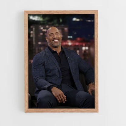 Póster Disfraz de Dwayne Johnson