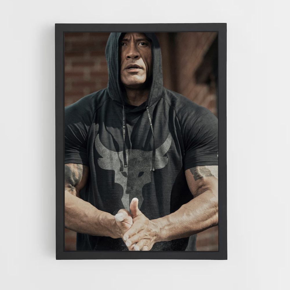 Póster Entrenamiento de Dwayne