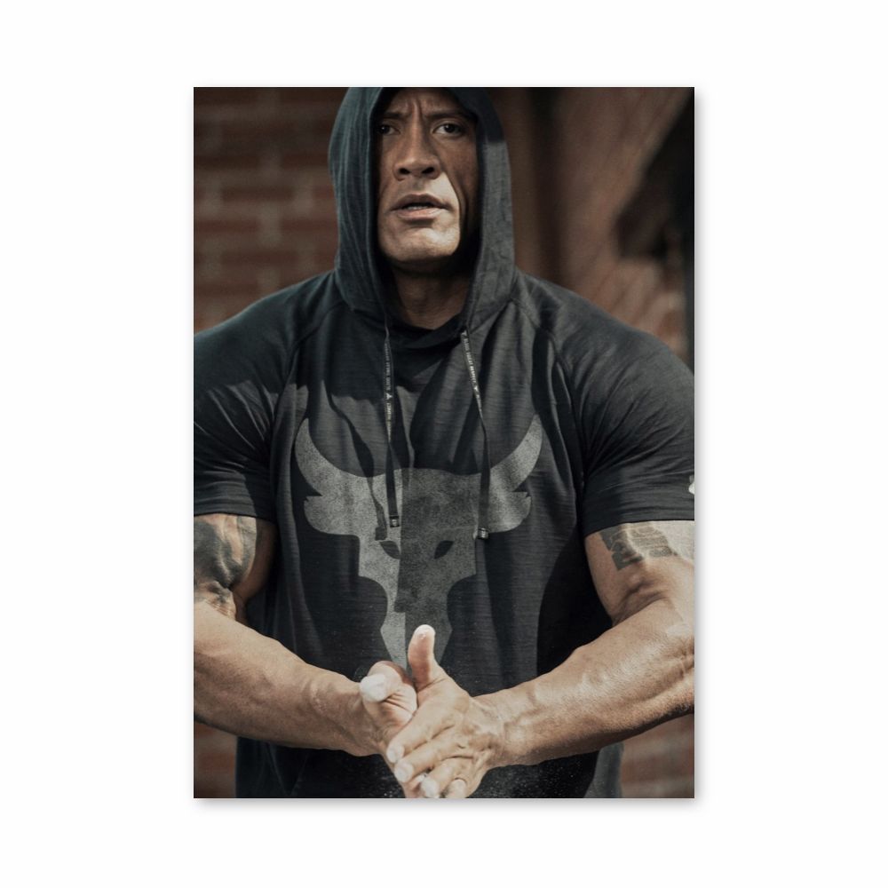 Póster Entrenamiento de Dwayne