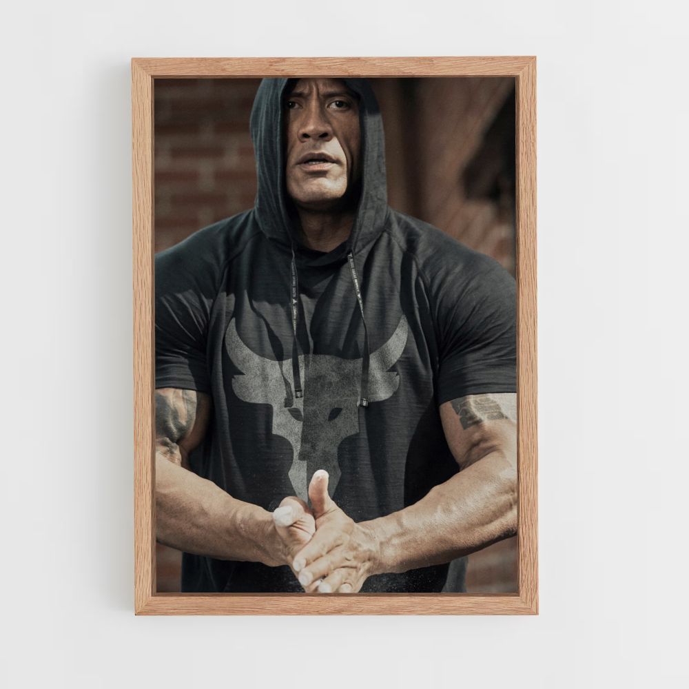 Póster Entrenamiento de Dwayne