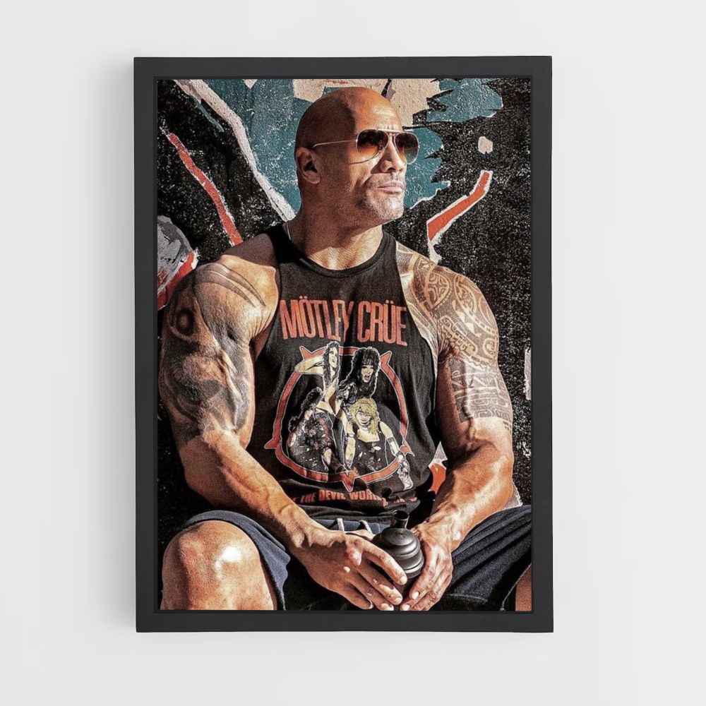 Póster Dwayne Johnson Bíceps