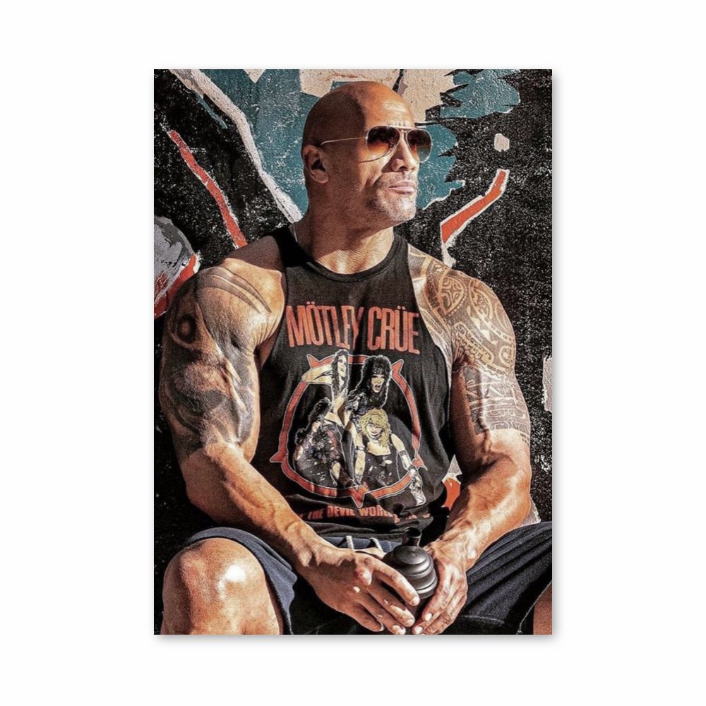 Póster Dwayne Johnson Bíceps