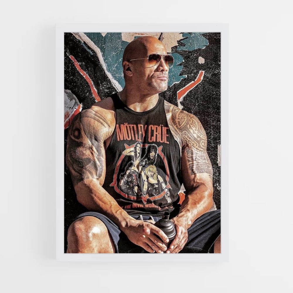 Póster Dwayne Johnson Bíceps