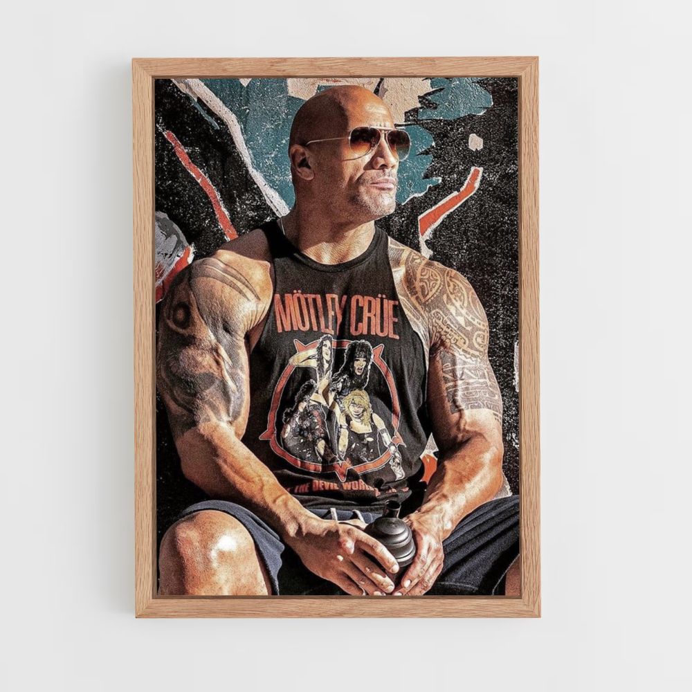 Póster Dwayne Johnson Bíceps