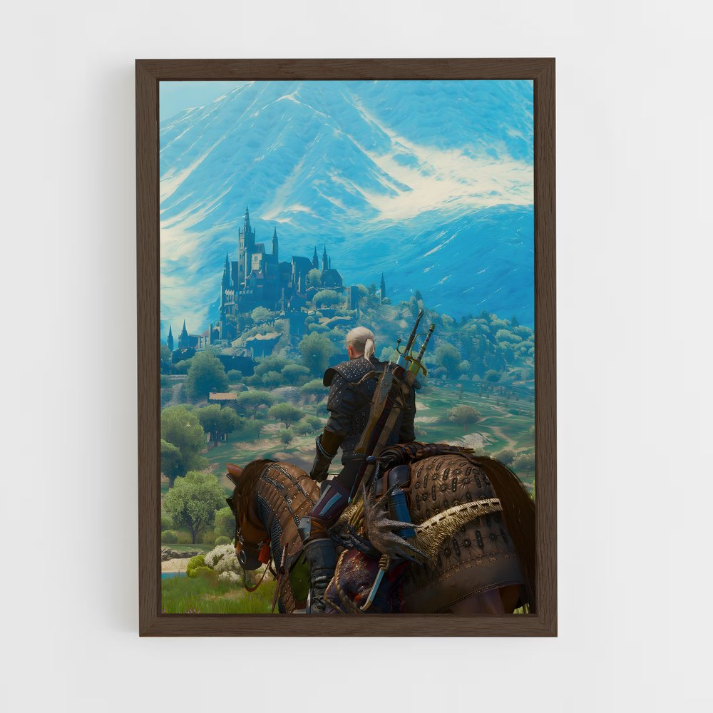the-witcher-10 cadre Bois foncé