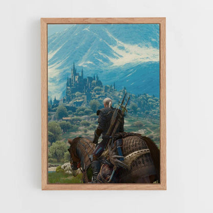 Póster Paisaje Geralt de Rivia