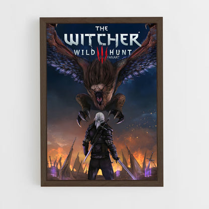 the-witcher-4 cadre Bois foncé