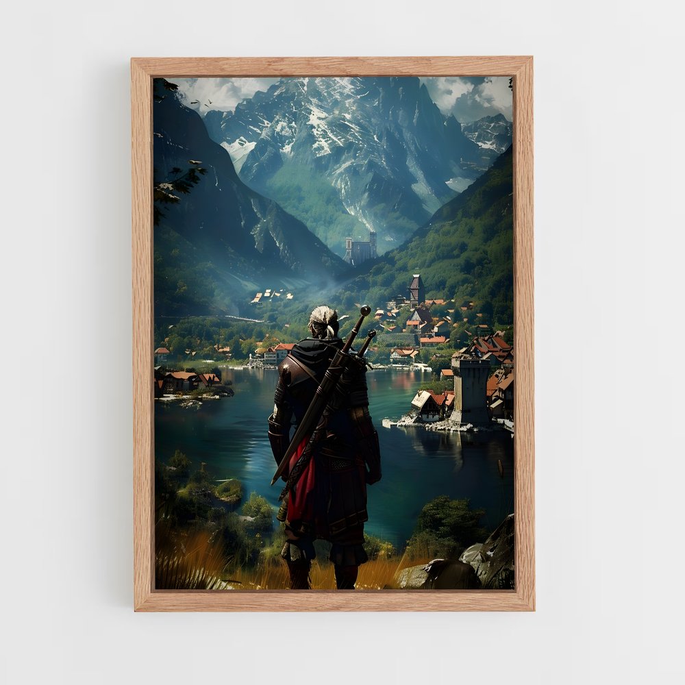 the-witcher-7 cadre Bois clair