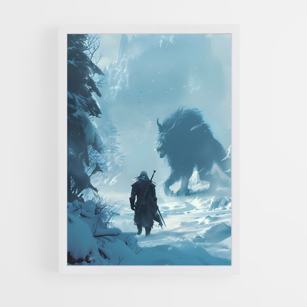 the-witcher-9 cadre Blanc
