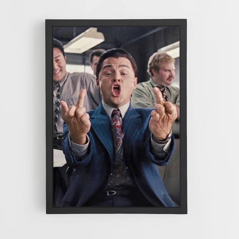 Póster Dedos Jordan Belfort