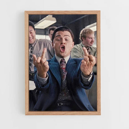 Póster Dedos Jordan Belfort