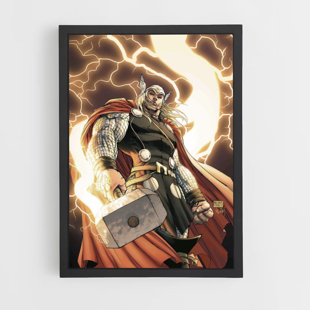 Póster Thor Cómics