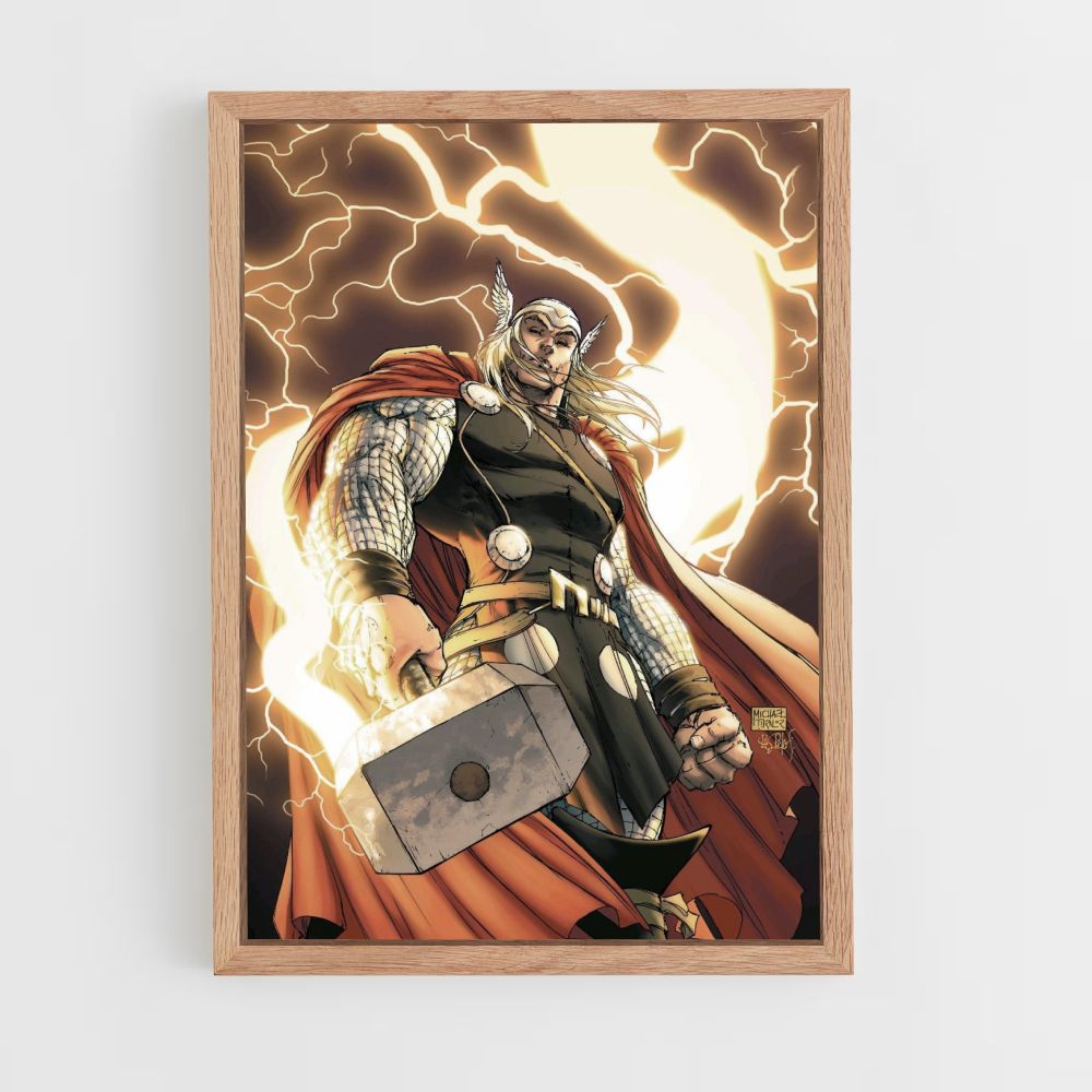 Póster Thor Cómics