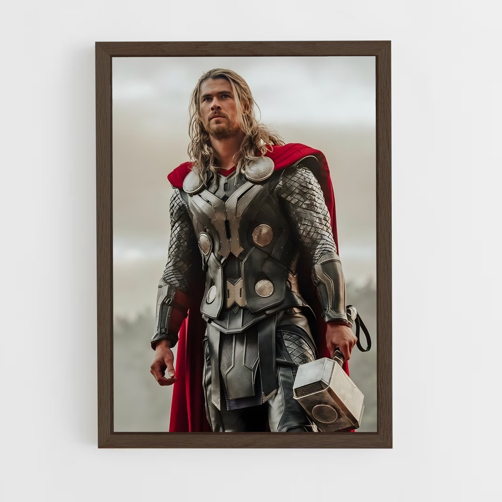 thor-5 cadre Bois foncé