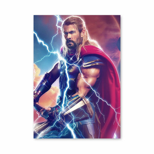 Póster Thor Amor y Trueno