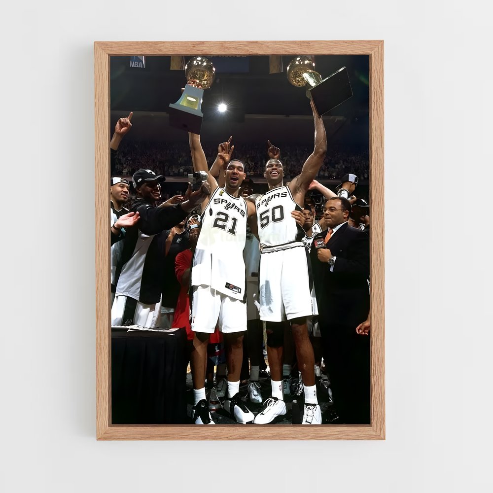 tim-duncan-11 cadre Bois clair