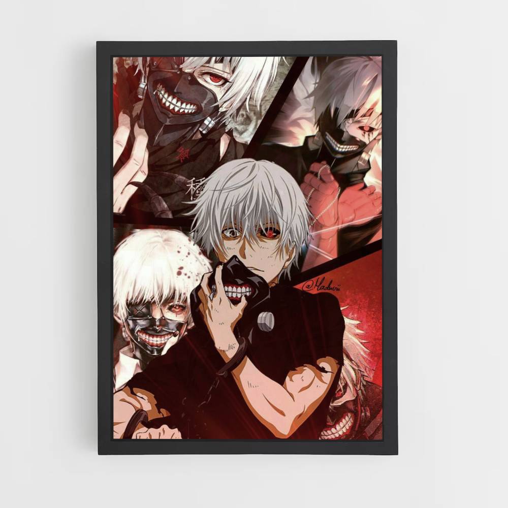 Collage Kaneki Póster