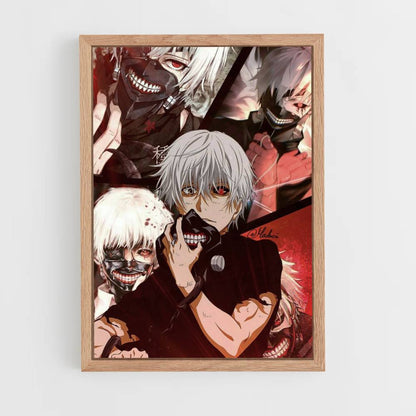 Collage Kaneki Póster