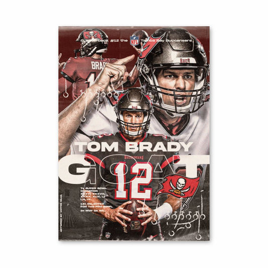 Cabra Tom Brady Póster