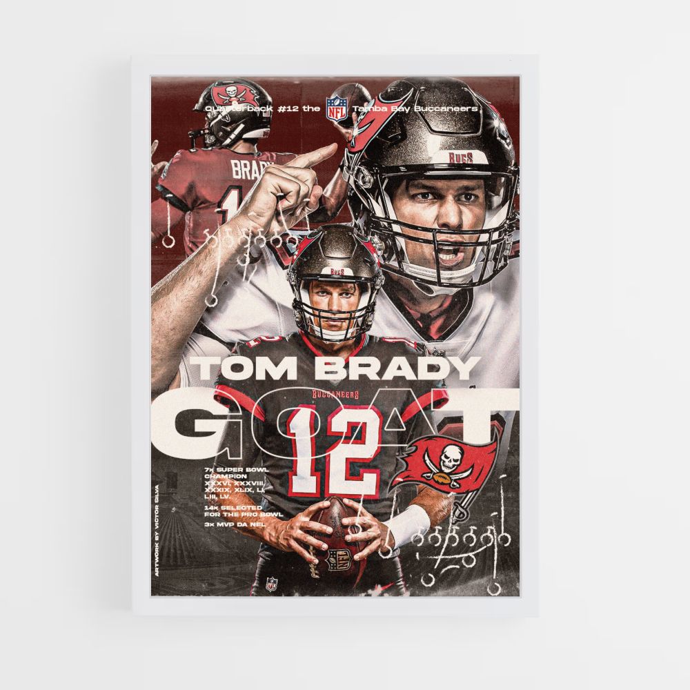 Cabra Tom Brady Póster