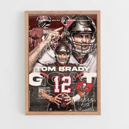 Cabra Tom Brady Póster