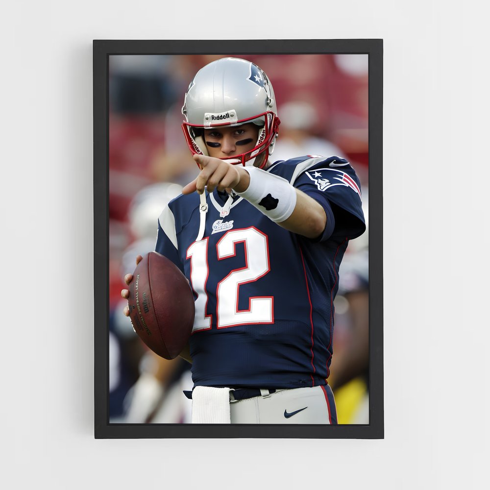 tom-brady-5 cadre Noir