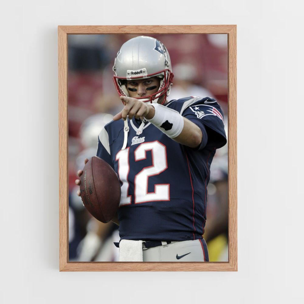 Póster Decisión de Tom Brady