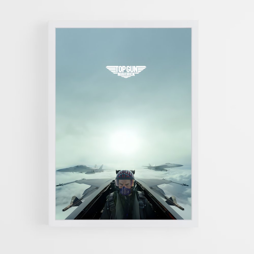 top-gun-6 cadre Blanc