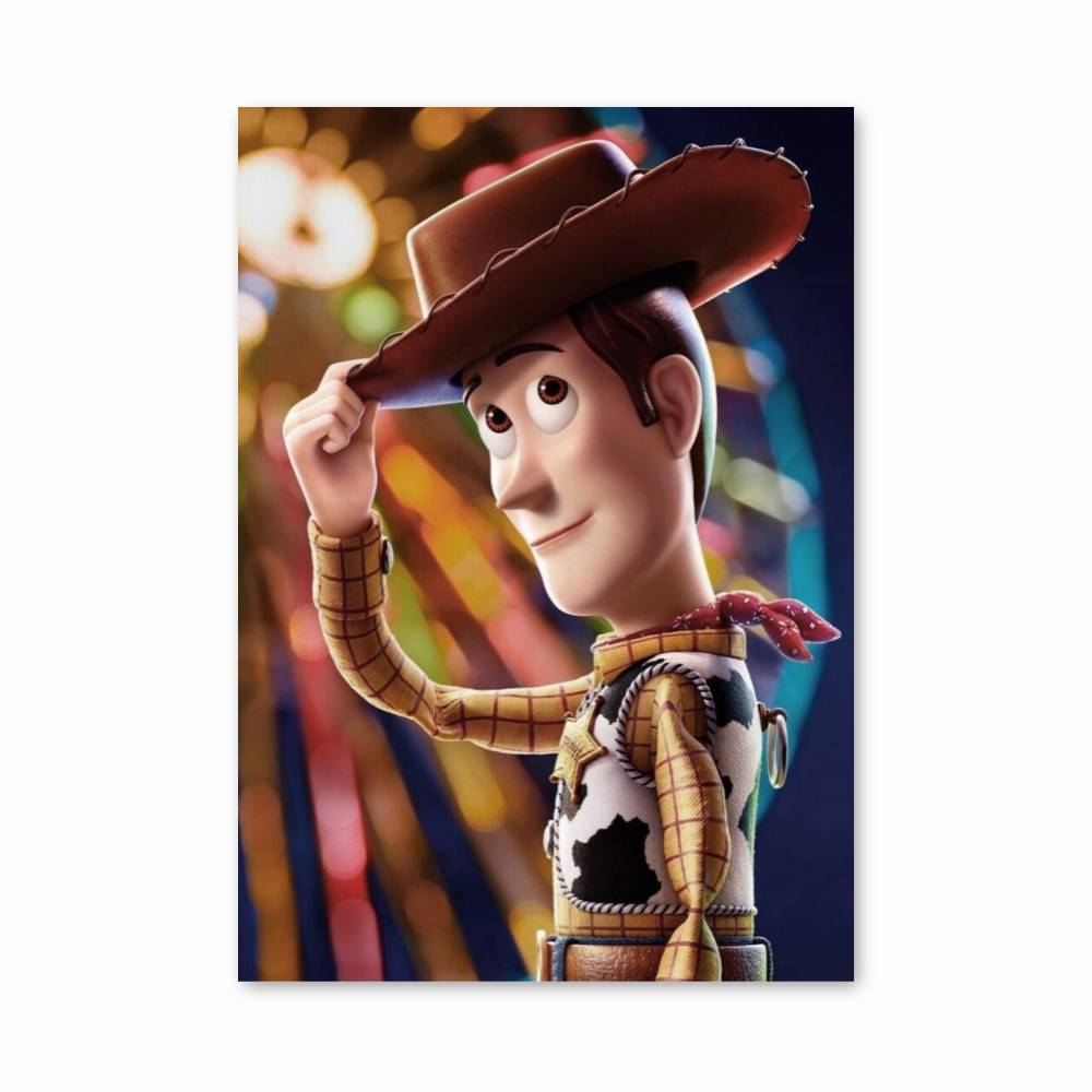 Poster Woody Chapeau