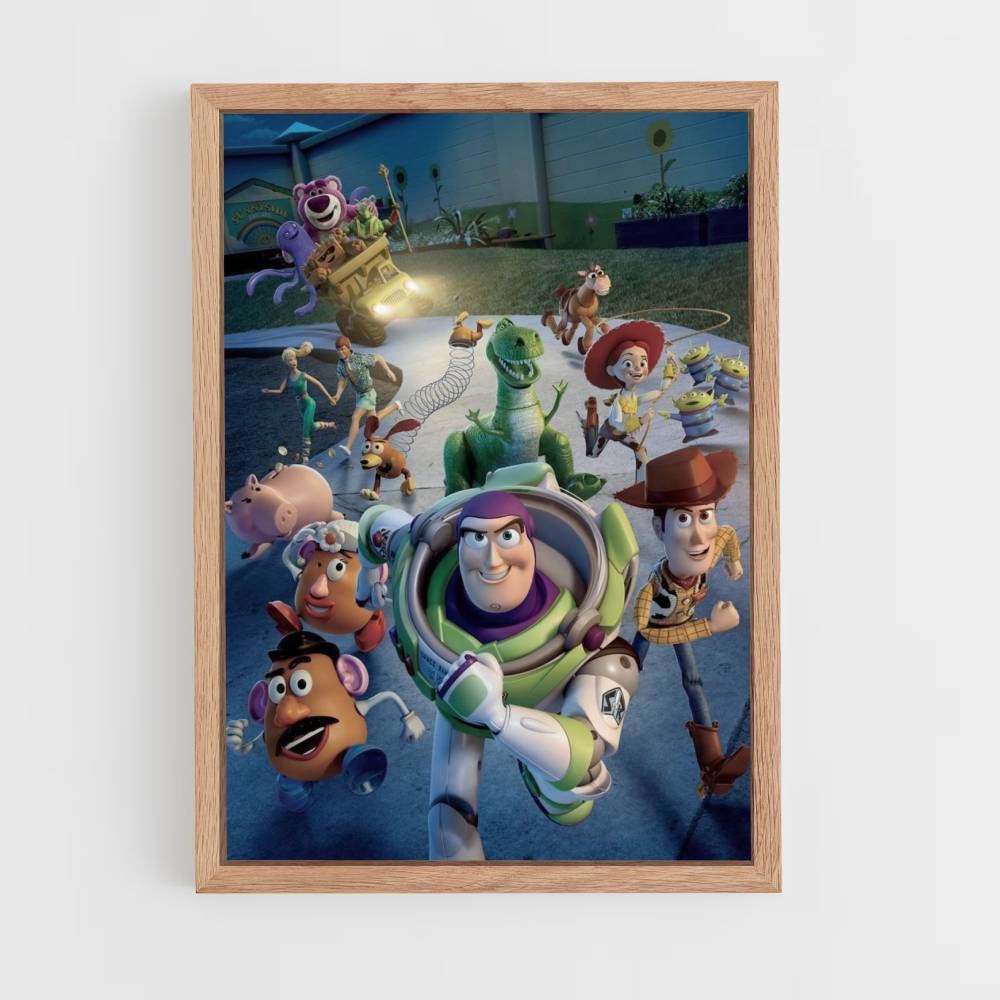 Póster Toy Story Carrera