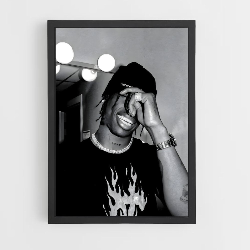 travis-scott-13 cadre Noir