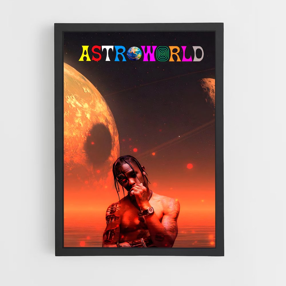 travis-scott-16 cadre Noir