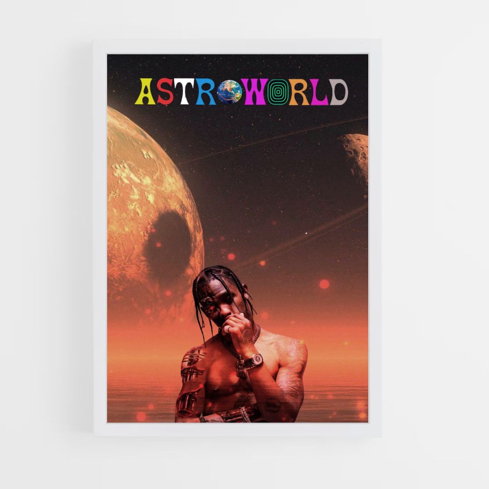 Póster Travis Scott Estético