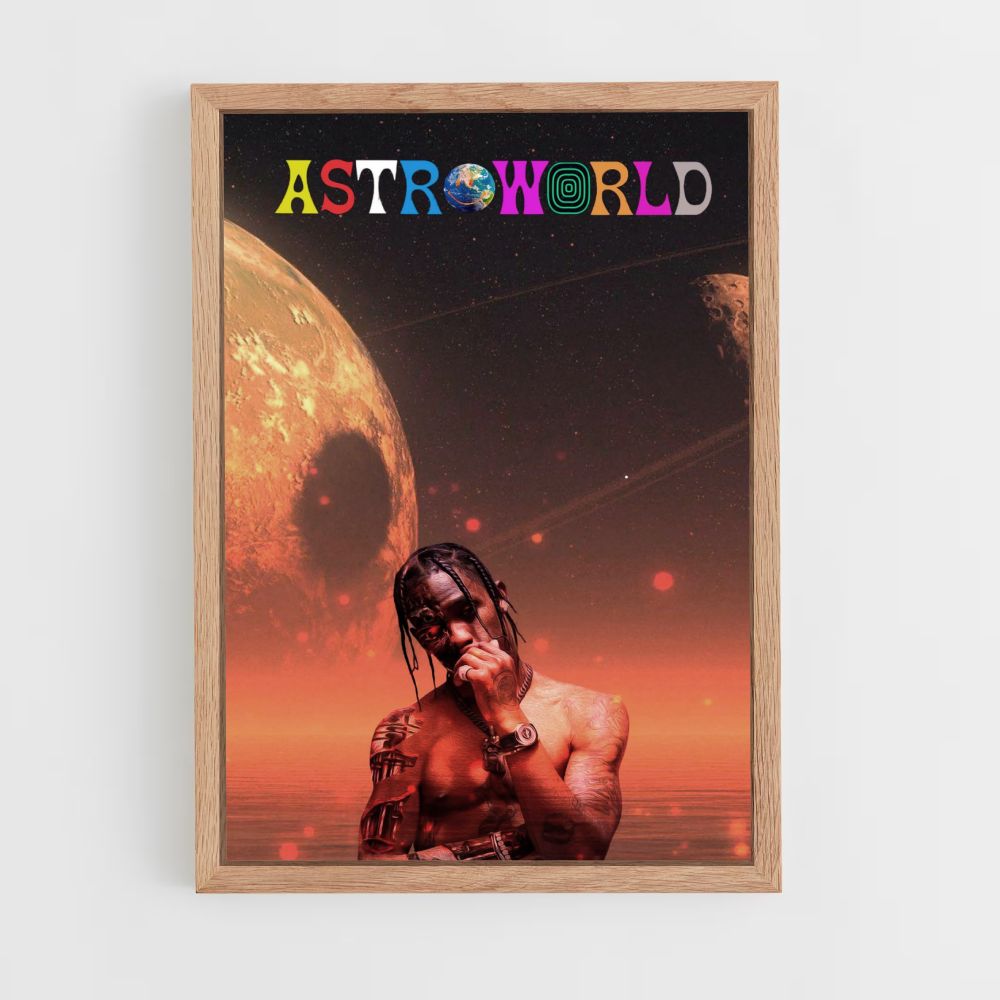 Póster Travis Scott Estético