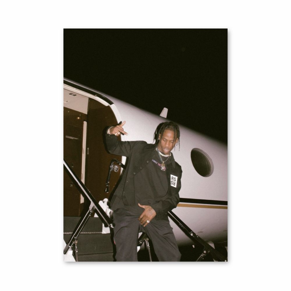 Jet privado de Travis Scott Póster