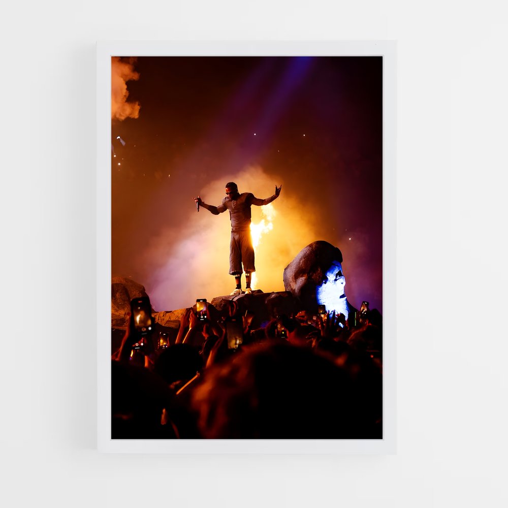travis-scott-9 cadre Blanc