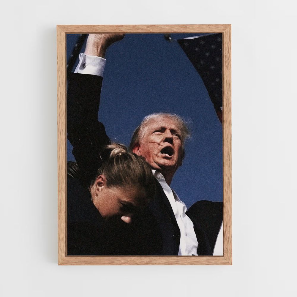 Póster Ataque a Trump