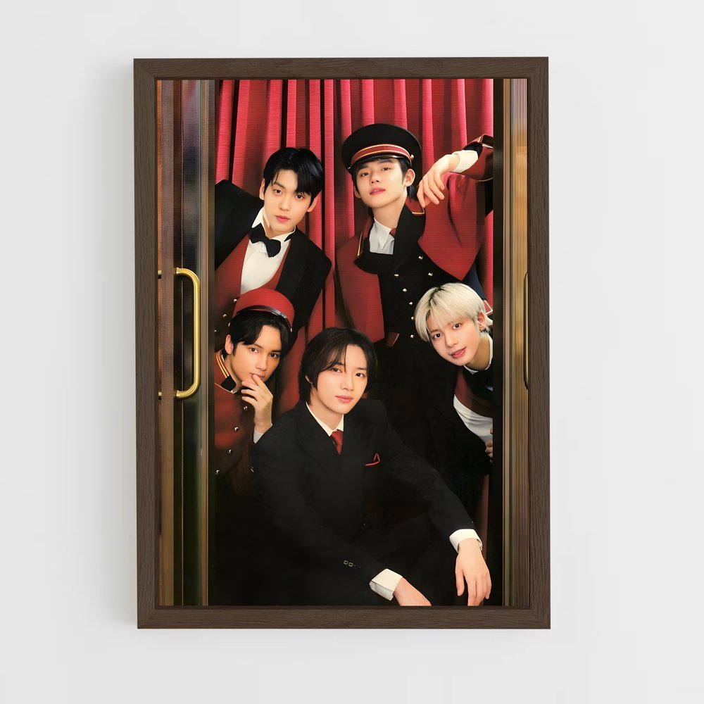 txt-2 cadre Bois foncé